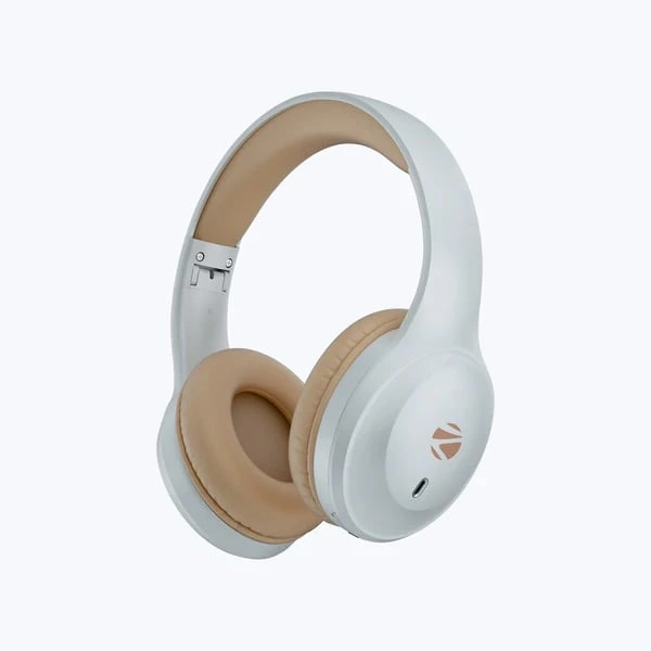 Zebronics Paradise Neo Bluetooth Headphone with Mic - Grey - Grey, New
