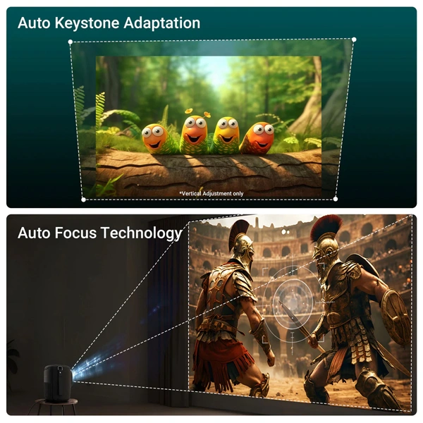Zebronics ZEBRONICS PIXAPLAY 24 Smart LED Vertical Projector