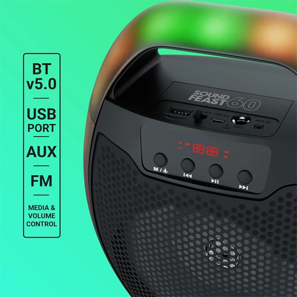 Zebronics Sound Feast 60 10W Output Speaker