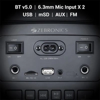 Zebronics Vigor Portable Bluetooth Speaker