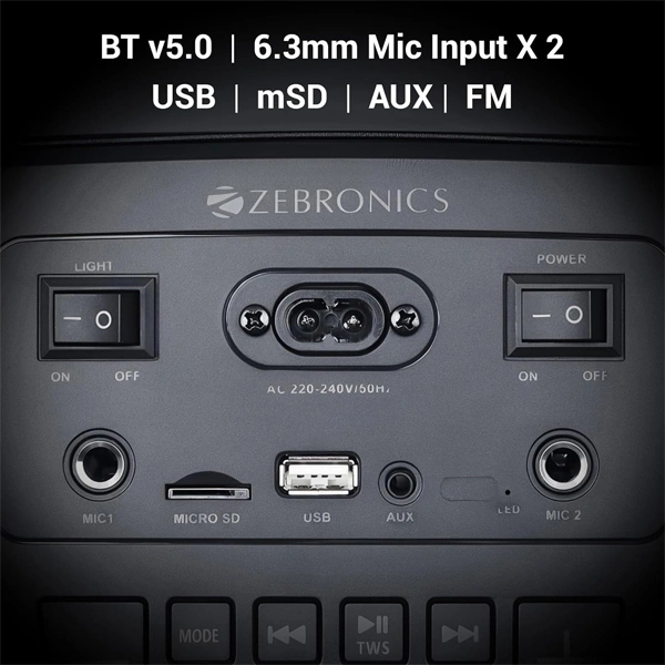 Zebronics Vigor Portable Bluetooth Speaker