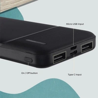 Zebronics Zeb- MB10000S9 Power Bank - Blue - Blue