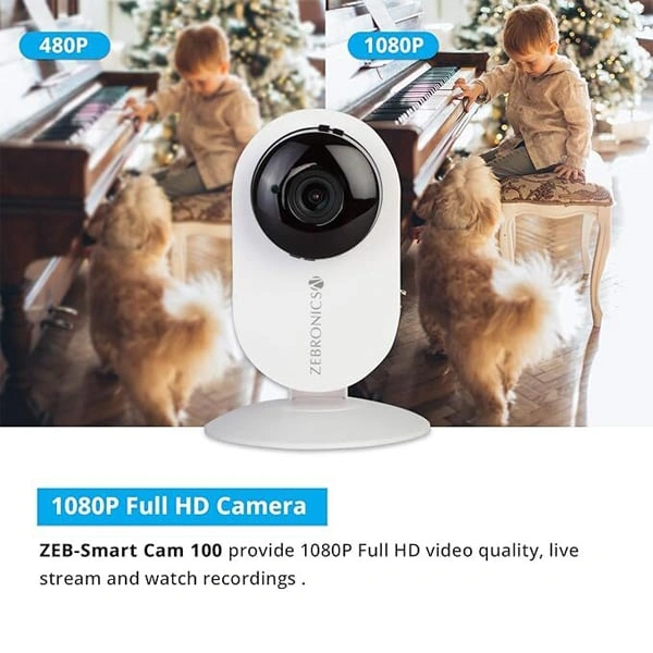 Zebronics Zeb Smart Cam 100 Smart Home Automation WiFi Camera