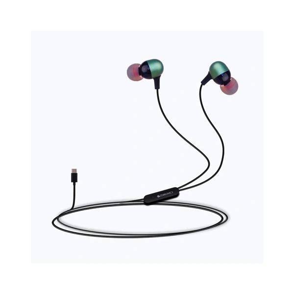 Zebronics Zeb-Aria in Ear Wired Earphones - Green - Green