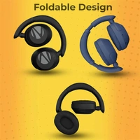 Zebronics ZEB-BLAST Bluetooth Headset - Blue - Blue