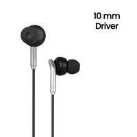 Zebronics ZEB-Bro in Ear Wired Earphones with Mic - White