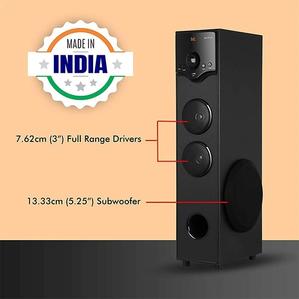 Zebronics ZEB-BT460 RUF Tower Speaker With Mic
