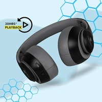 Zebronics Zeb-Dynamic with Bluetooth Supporting Headphone - Blue - Blue