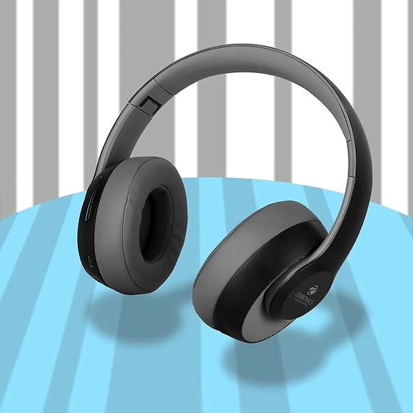 Zebronics Zeb-Dynamic with Bluetooth Supporting Headphone - Blue - Blue