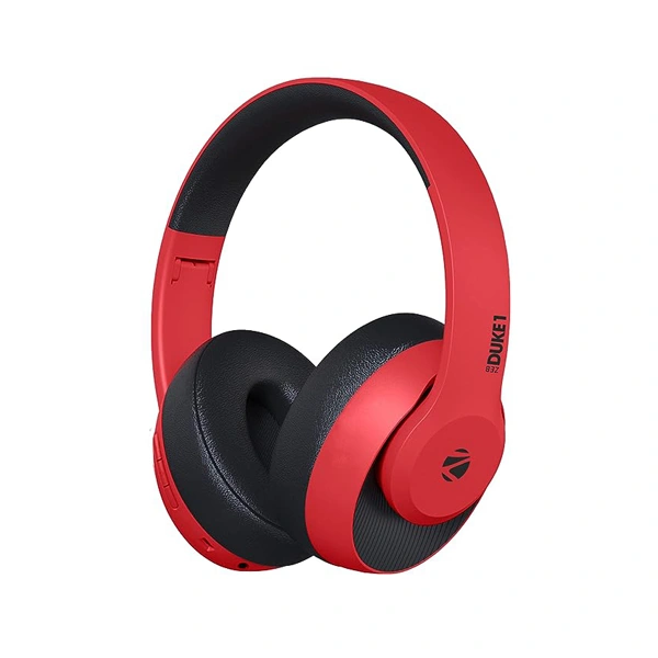 Zebronics Zeb-Dynamic with Bluetooth Supporting Headphone - Red - Red