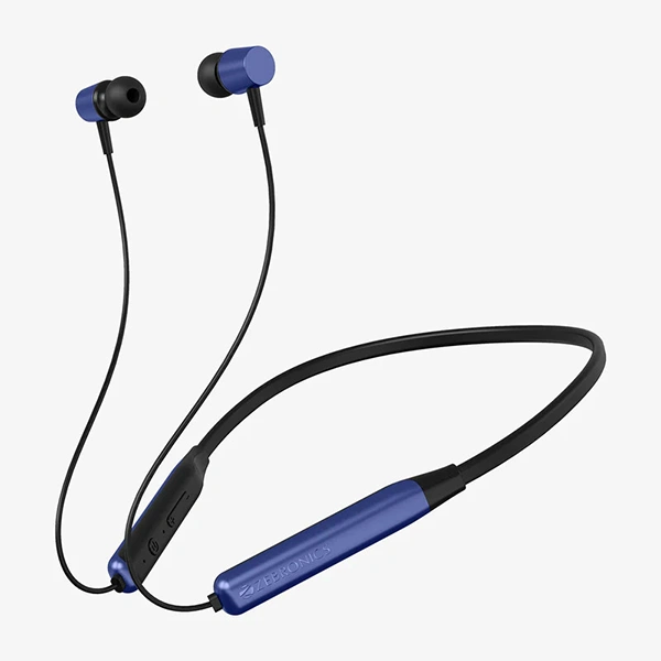 Zebronics Zeb-Evolve Wireless Bluetooth in Ear Neckband - Blue - Blue
