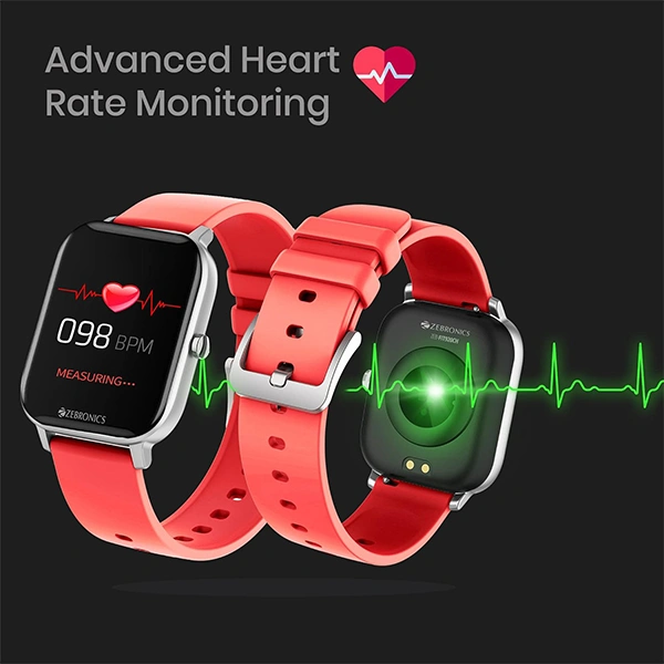 Zebronics Zeb-FIT920CH Smart Fitness Watch - Black, White