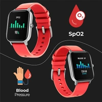 Zebronics Zeb-FIT920CH Smart Fitness Watch - Black, White
