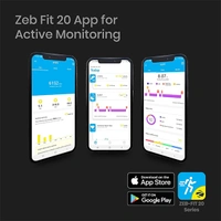 Zebronics Zeb-FIT920CH Smart Fitness Watch - Black, White