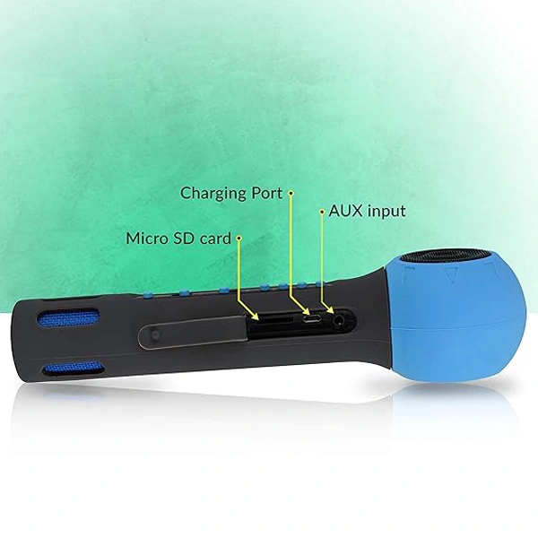 Zebronics Zeb-Fun 3 W Bluetooth Speaker - Blue - Blue