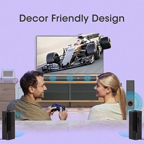 Zebronics ZEBRONICS ZEB-JUKE BAR 7400 PRO 5.1 channel soundbar with 6.5” subwoofer, 180W RMS