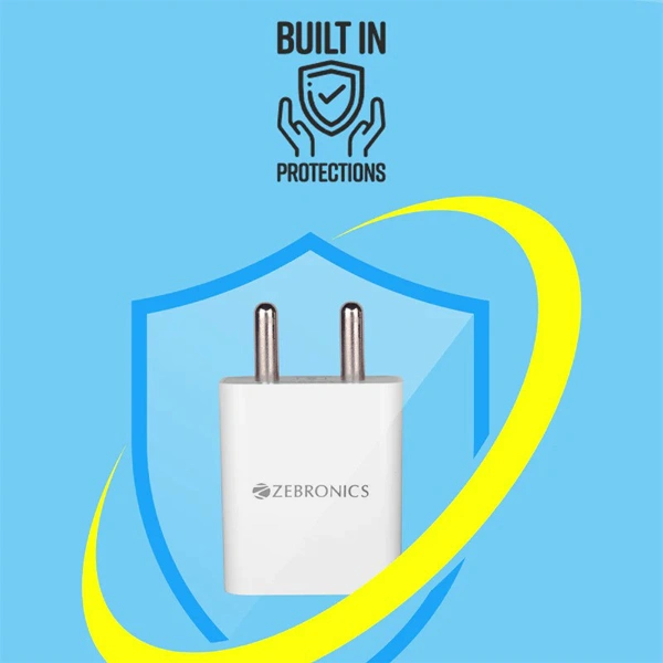 Zebronics ZEB-MA5212A Mobile USB Adapter with Micro USB Cable