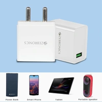 Zebronics Zeb-Ma5311Q 18 W Single Port Charging Adapter - Black, White