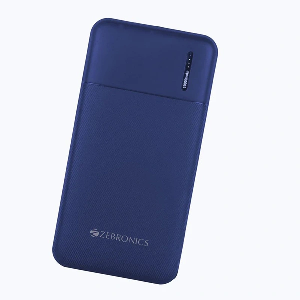 Zebronics Zeb-MB10000S2 Power Bank - Blue - Blue