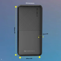 Zebronics Zeb-MB10000S3 10000mAh Power bank - Drak Blue - Drak Blue