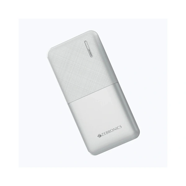Zebronics Zeb-MB10000S3 10000mAh Power bank - White - White