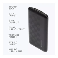 Zebronics Zeb-ME10000 10K mAh Powerbank - Burgundy