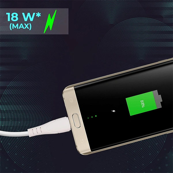 Zebronics Zeb-MU240 USB to Micro USB 2.4 Amps 18 watts