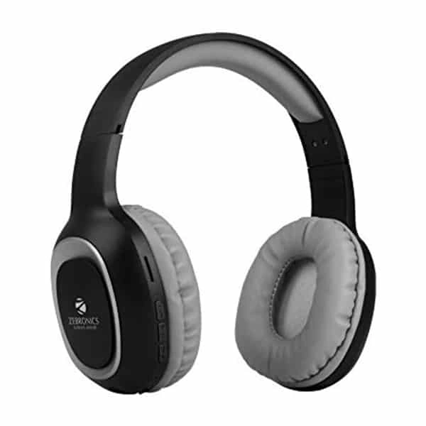 Zebronics Zeb-Paradise Bluetooth Headphone Headset with Mic - Black - Black, New
