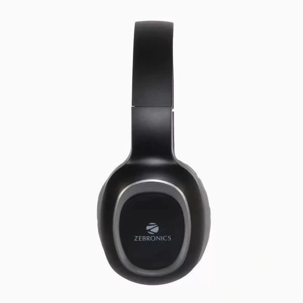 Zebronics Zeb-Paradise Bluetooth Headphone Headset with Mic - Black - Black, New