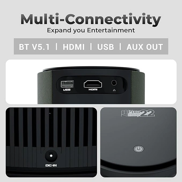 Zebronics ZEB-PIXAPLAY 22 Android Smart LED Projector