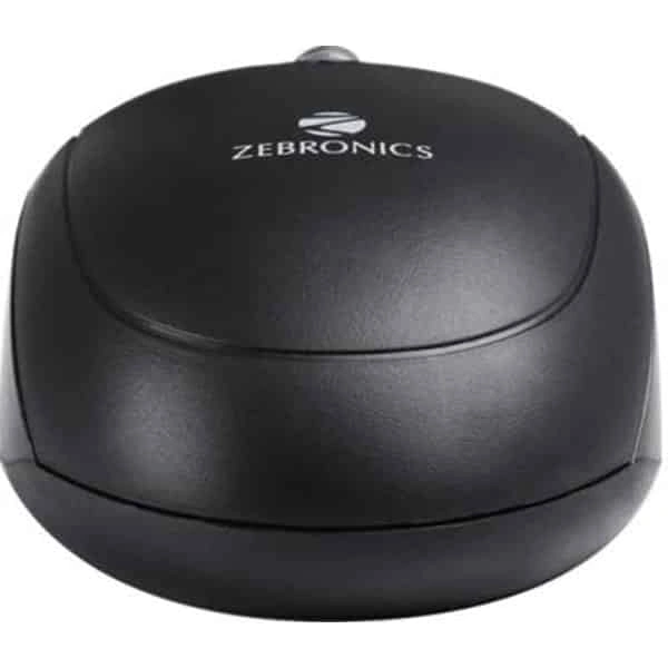 Zebronics ZEB-RISE Wired Optical Mouse (USB 2.0, Black) - Black, New