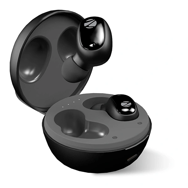 Zebronics Zeb-Sound Bomb 1 TWS Earbuds - Black with Green - Black with Green