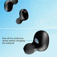 Zebronics Zeb-Sound Bomb 1 TWS Earbuds - Black with Green - Black with Green
