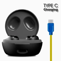 Zebronics Zeb-Sound Bomb 1 TWS Earbuds - Black with Green - Black with Green