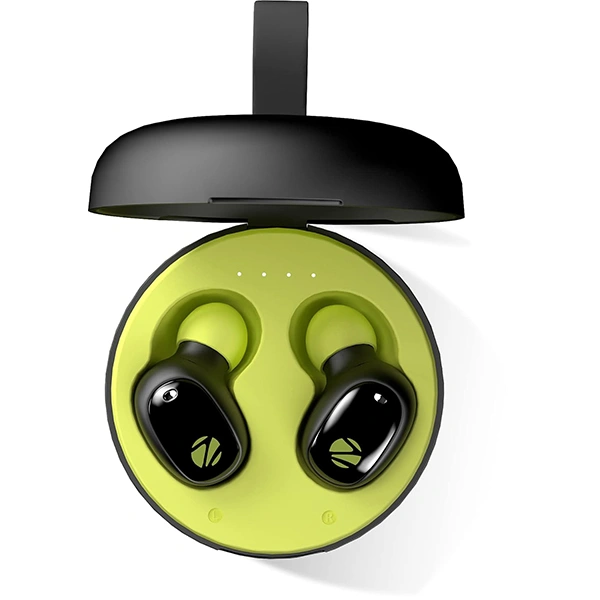 Zebronics Zeb-Sound Bomb 1 TWS Earbuds - Black with Green - Black with Green