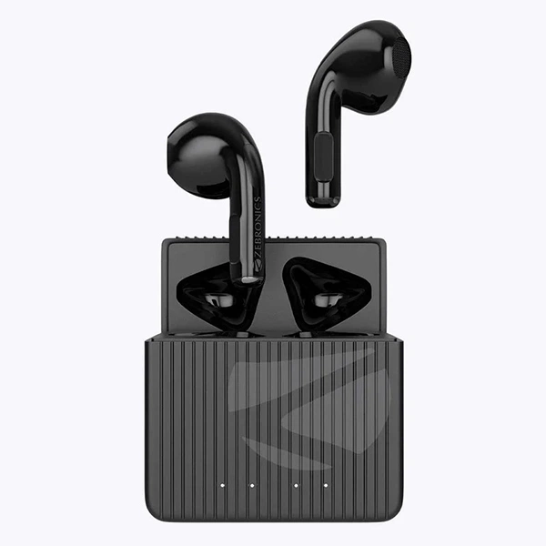 Zebronics Zeb-Sound Bomb 3 TWS Wireless Earbuds - Black - Black