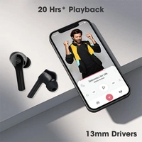 Zebronics Zeb-Sound Bomb 4 Wireless Earbuds - White - White