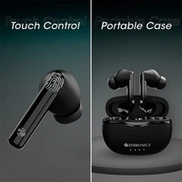 Zebronics Zeb-Sound Bomb 5 Wireless Earbuds - Red - Red