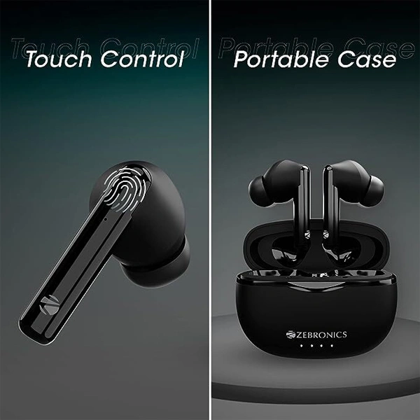 Zebronics Zeb-Sound Bomb 5 Wireless Earbuds - Red - Red