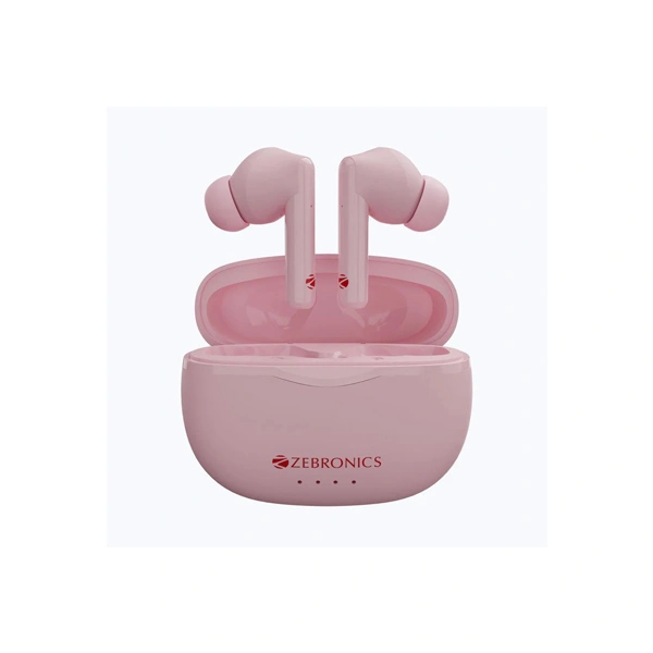 Zebronics Zeb-Sound Bomb 5 Wireless Earbuds - Pink - Pink