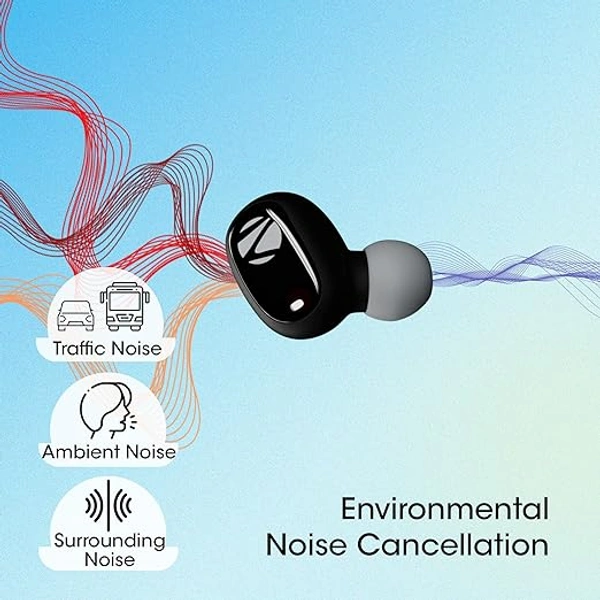Zebronics Zeb-Sound Bomb N1 True Wireless Earbuds - Grey Volt - Grey Volt
