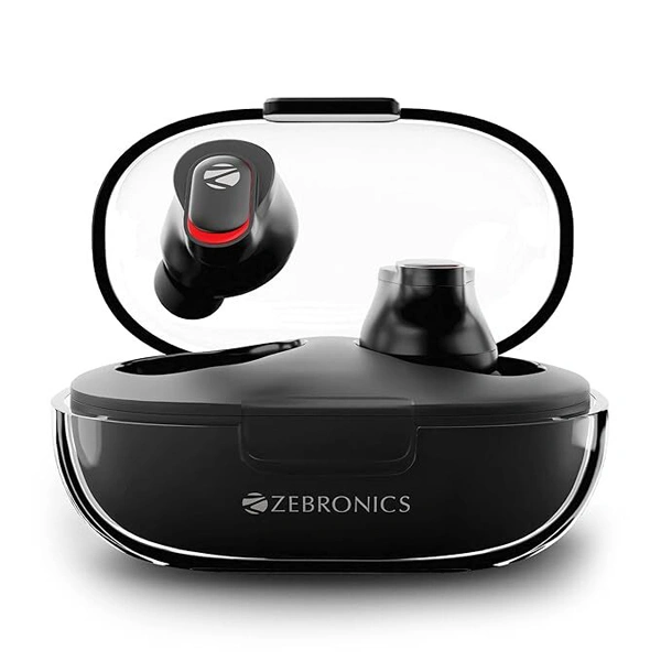 Zebronics Zeb-Sound Bomb N2 TWS Earbuds - Red - Red