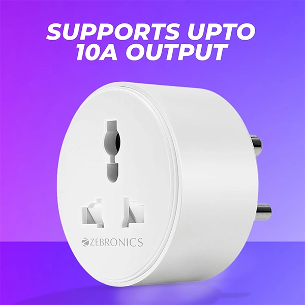 Zebronics ZEB-SP110 10A Smart Plug