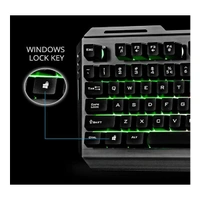 Zebronics Zeb-Transformer Gaming Keyboard and Mouse Combo (USB, Braided Cable) - Black