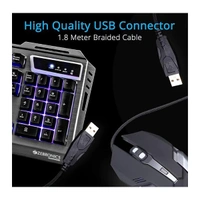 Zebronics Zeb-Transformer Gaming Keyboard and Mouse Combo (USB, Braided Cable) - Black
