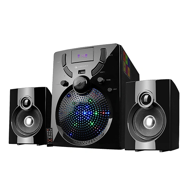 Zebronics ZEB-UDAAN 2.1 40W Bluetooth Home Theatre - Black, Blue, Red