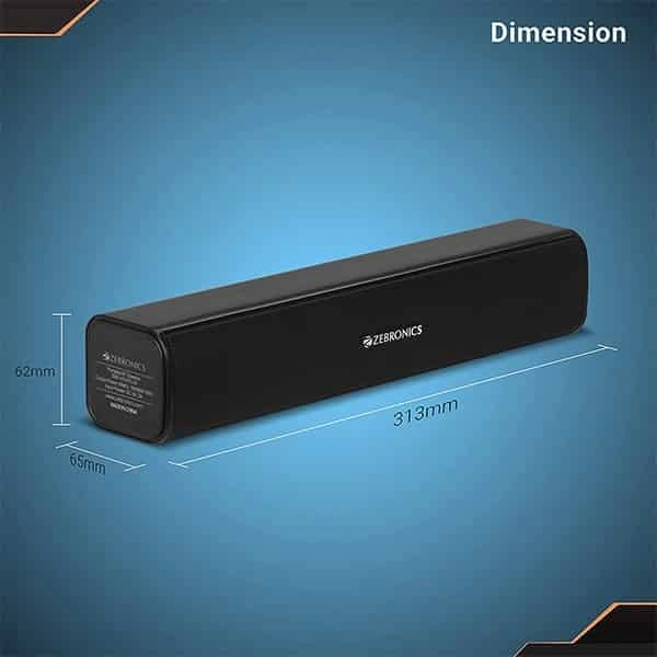 Zebronics Zeb-VITA Plus Bluetooth 16W Portable Bar