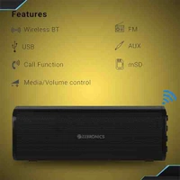 Zebronics Zeb-VITA Wireless Bluetooth 10W Portable Speaker