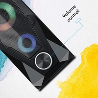 Zebronics Zeb-Warrior 2.0 Multimedia Speaker with Aux Connectivity - Black, New