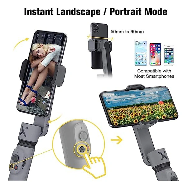 Zhiyun Smooth X Selfie Stick 2 Axis Phone Gimbal Stabilizer for Smartphone & iPhone